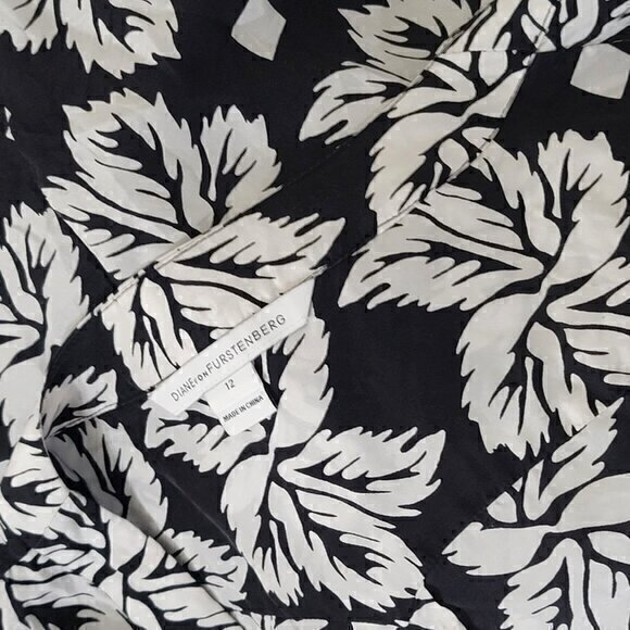 Diane Von Furstenberg Silk Romper 12 Playsuit Jumpsuit - Picture 6 of 10